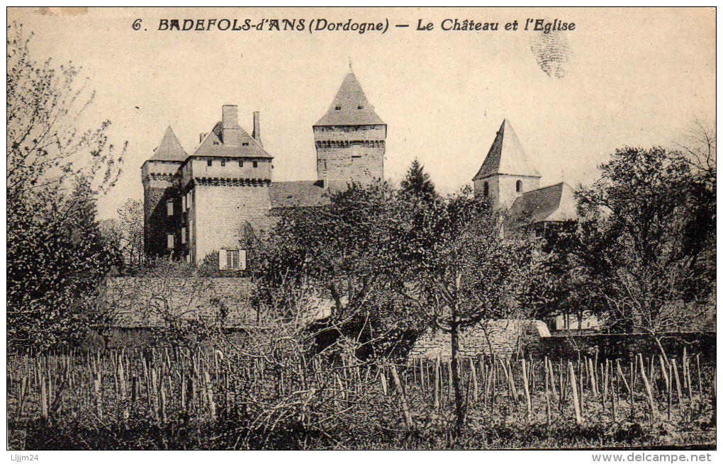-24- BADEFOLS -d'ANS - Le Château Et L'Eglise - Autres & Non Classés