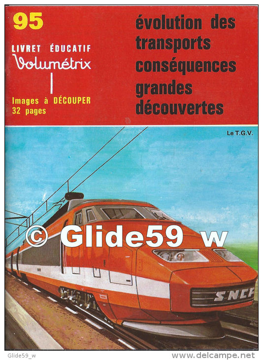 Livret éducatif Volumétrix - N° 95 - Evolution Des Transports - Conséquences - Grandes Découvertes (1979) - Fiches Didactiques