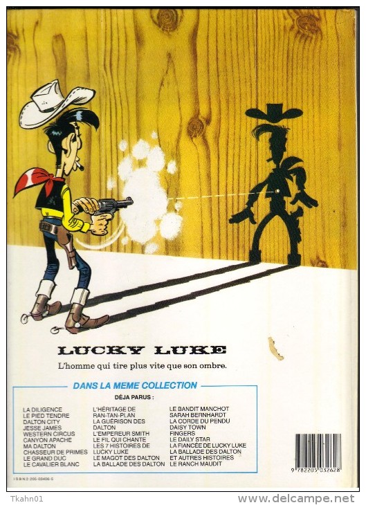 LUCKY-LUKE " LE RANCH MAUDIT "   DARGAUD   DE 1986 - Lucky Luke