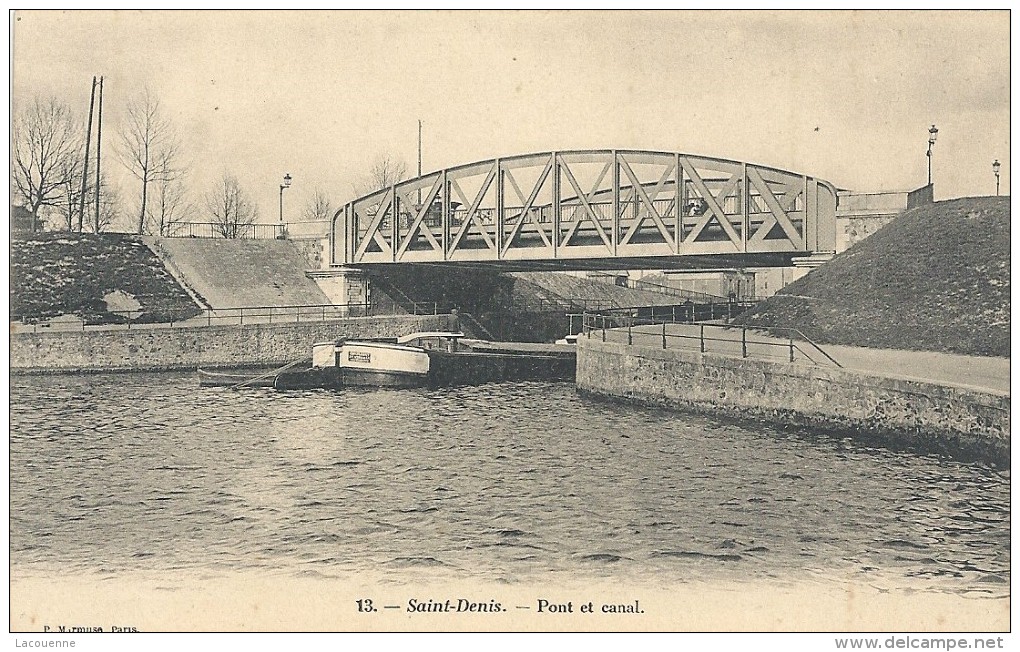 T 4082   SAINT-DENIS  PONT ET CANAL - Saint Denis