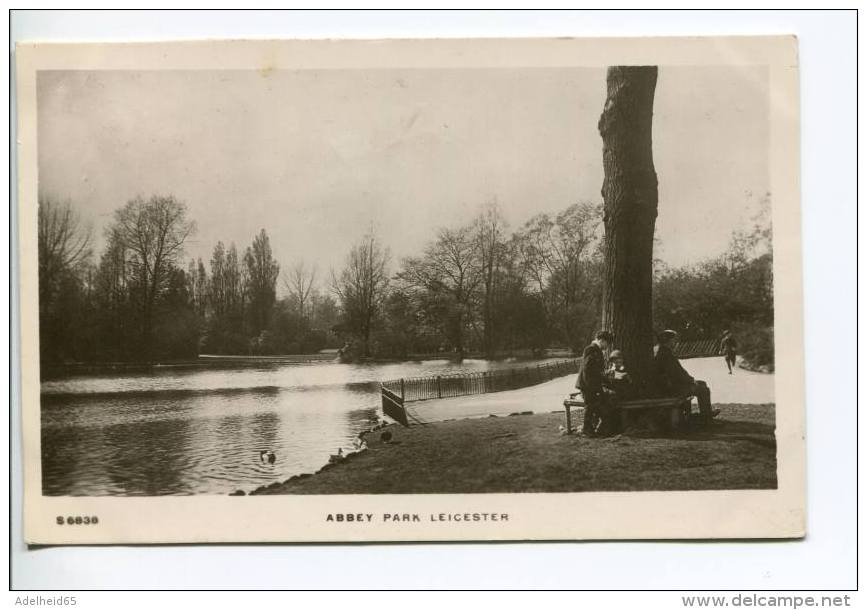 OF4/ Real Photo Pc Abbey Park Leicester Animated - Leicester
