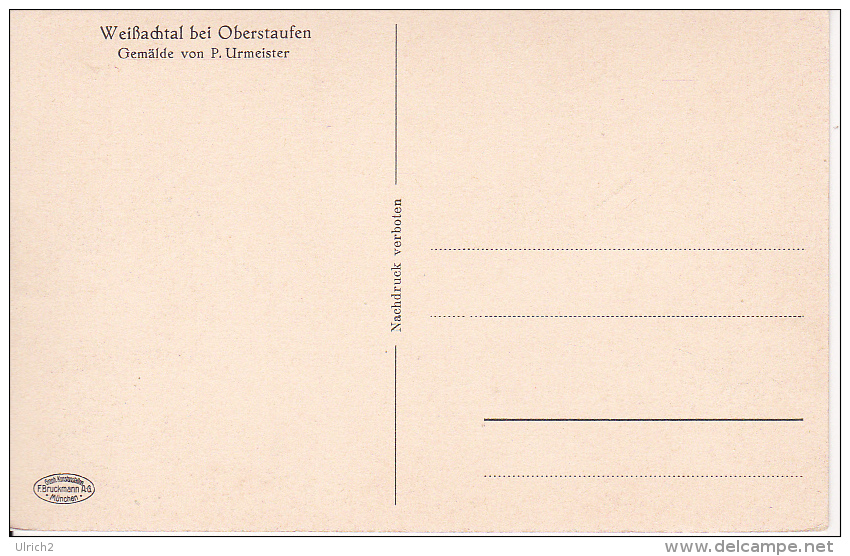 AK Oberstaufen - Weißachtal - Gemälde P. Urmeister (11521) - Oberstaufen