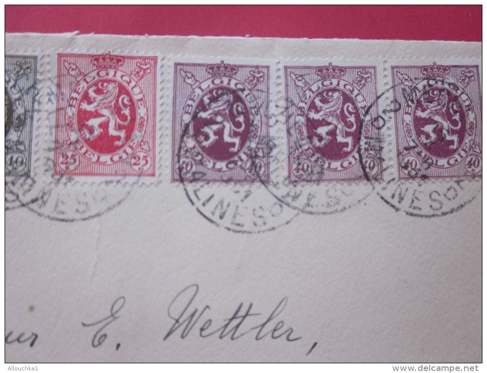 1931 MALINES  Belgique Belgie Lettre Letter Cover Affranchissement Multiple -&gt; Bern Berne  Suisse - Landpost (Ruralpost)