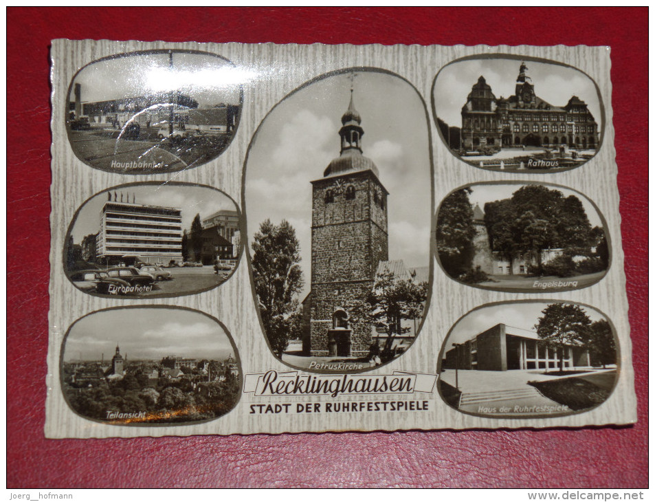 1966 Recklinghausen Stadt Der Ruhrfestspiele Nordrhein Westfalen Gebraucht Used Germany Postkarte Postcard - Recklinghausen