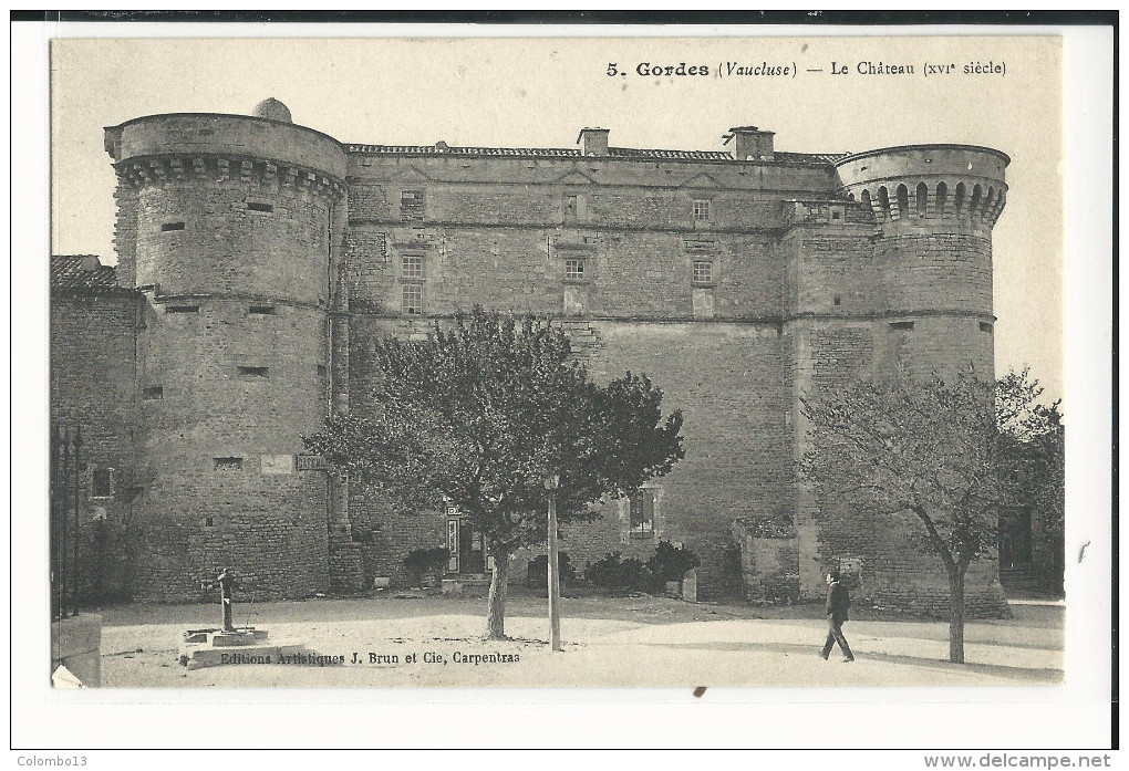 84 GORDES LE CHATEAU - XVI EME SIECLE - EDITEUR BRUN - Gordes