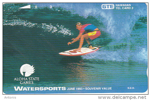 HAWAII - Watersports 3, Tirage 3000, Mint - Hawaï