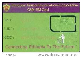 Ethiopia GSM SIM Cards:  (1pcs,MINT) - Ethiopie