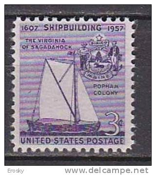 H1337 - ETATS UNIS UNITED STATES Yv N°632 ** NAVIRE - Nuovi