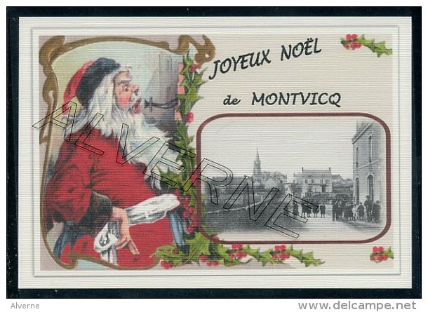 03  MONTVICQ - ......pere Noel ..  Souvenir  Creation Moderne Série Limitée Etnumerotée 1 à 10 ... N° 4/10 - Autres & Non Classés