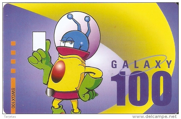 TARJETA DE SUECIA DE UN MARCIANO (GALAXI 100) - Sterrenkunde