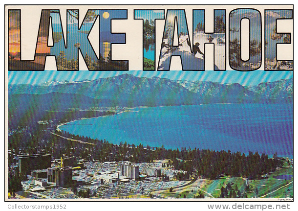 11799- LAKE TAHOE- PANORAMA, MOUNTAINS, RESORT - Autres & Non Classés