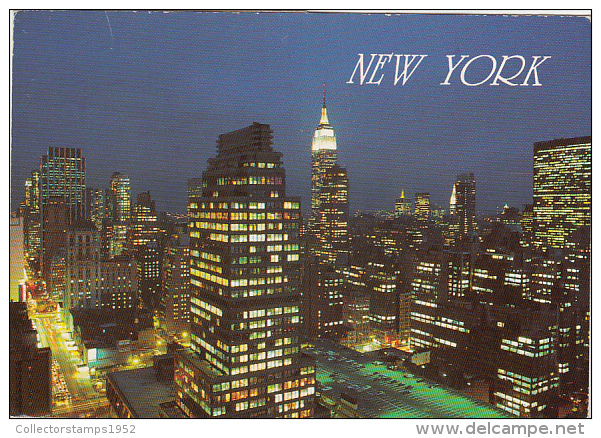 11829- NEW YORK CITY- PANORAMA BY NIGHT - Multi-vues, Vues Panoramiques