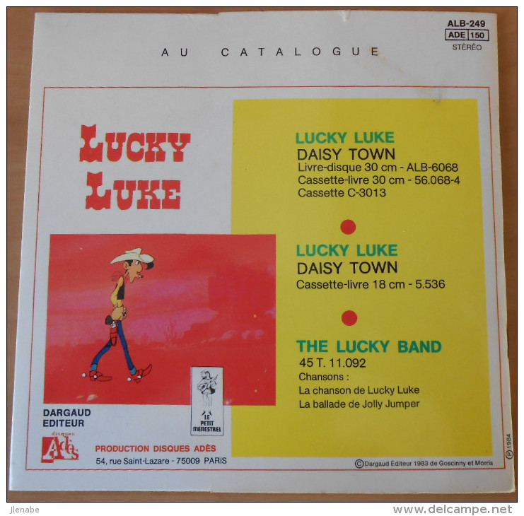 Lucky Luke " Daisy Town " 45 T 1983 - Disques & CD