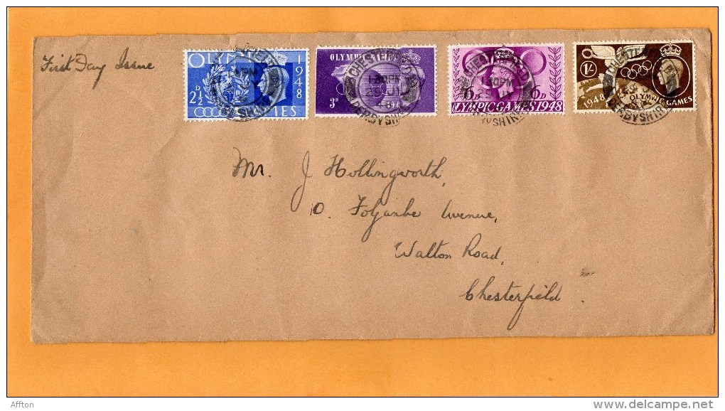 Great Britain 1948 FDC - ....-1951 Pre Elizabeth II