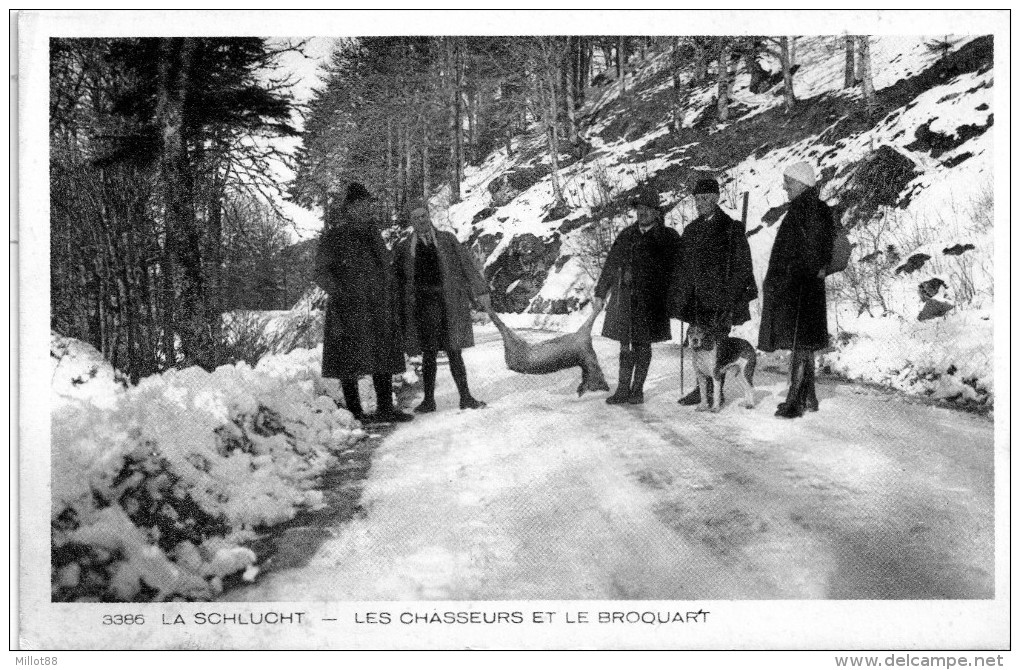 La Schlucht - Les Chasseurs Et Le Broquart - Chasse    CARTE RARE      -X- - Altri & Non Classificati