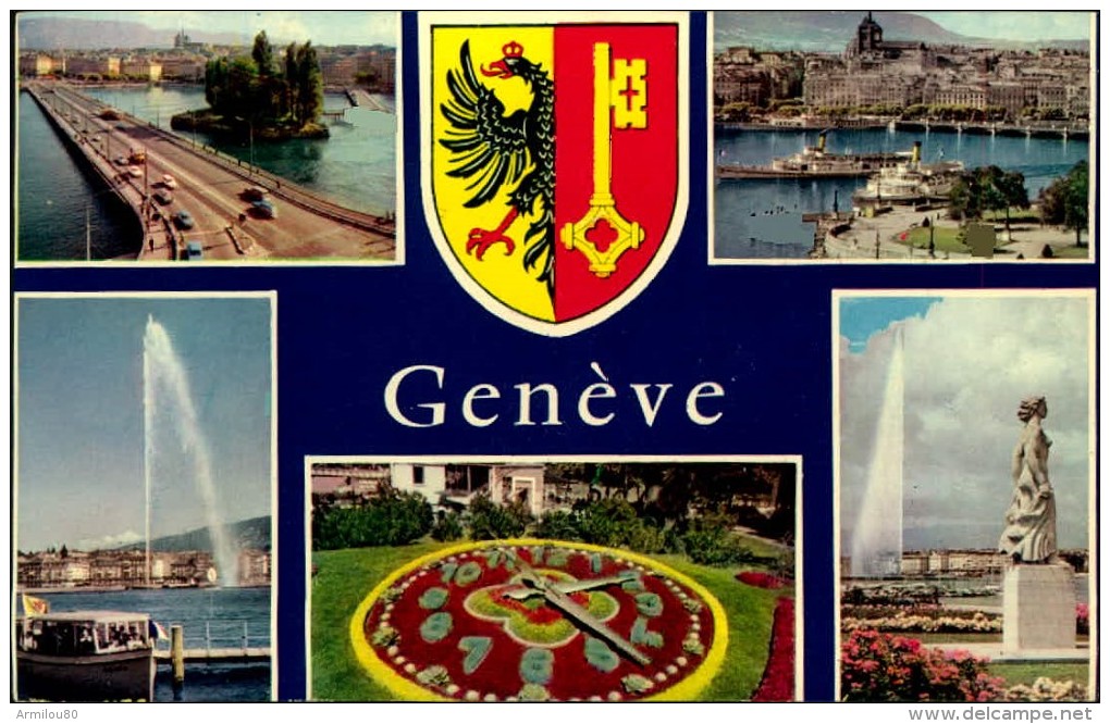 N°45 DID  GENEVE CARTE MULTIVUES - Genève