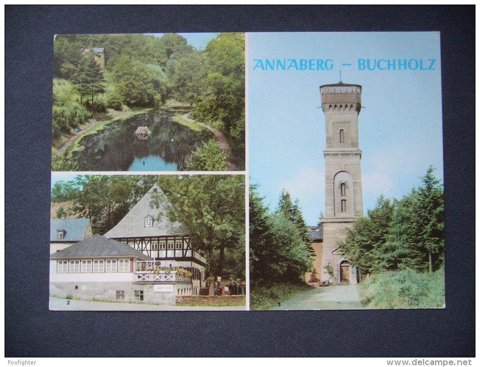 Germany: ANNABERG - BUCHHOLZ - Waldschlößchenpark, HOG "Frohnauer Hammer", Pöhlberg - Unused 1970s - Annaberg-Buchholz