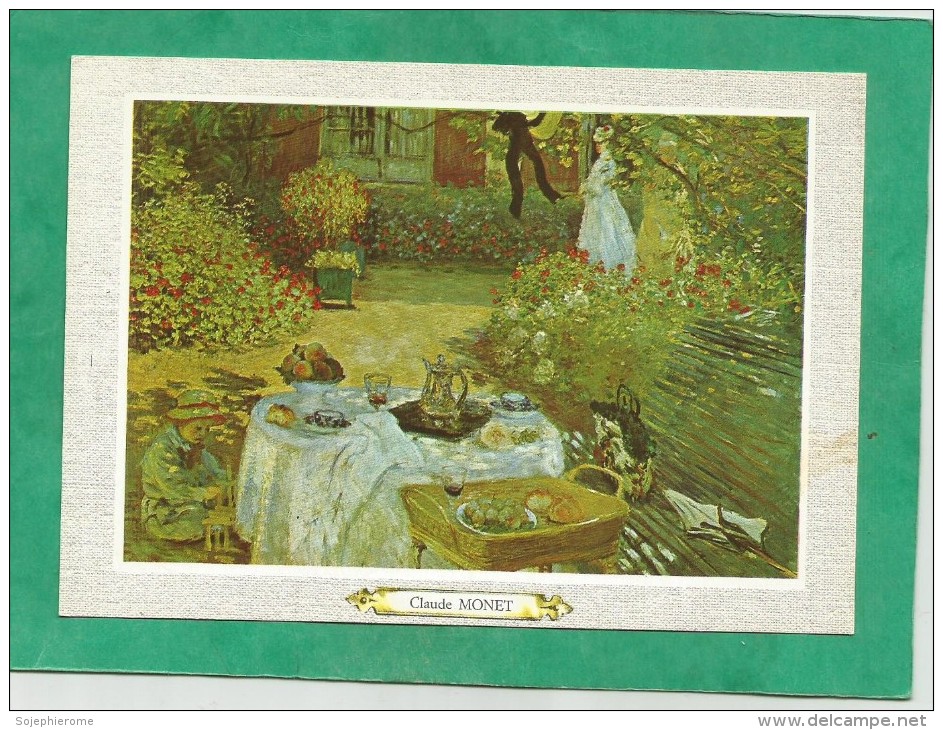 Claude Monet (né à Paris Mort à Giverny) Le Déjeuner - Peintures & Tableaux
