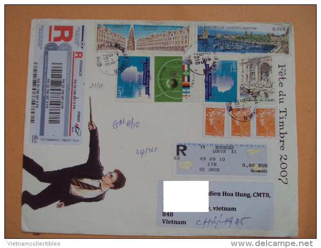 France French Registered Cover 2010 With Harry Potter (1173) / 02 Images - Covers & Documents