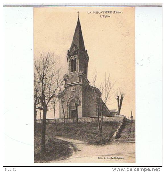 69..LA MULATIERE     L´  EGLISE  TBE - Autres & Non Classés