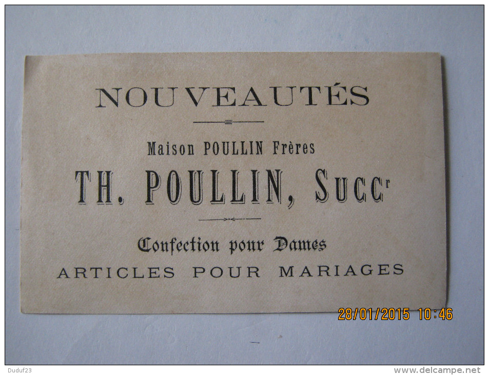 CHROMO HUMORISTIQUE  POULLIN FRERES Confection Pour Dames : UN FUTUR HOMME D EPEE ENFANT ET SA MERE PROFESSEUR ESCRIME - Andere & Zonder Classificatie