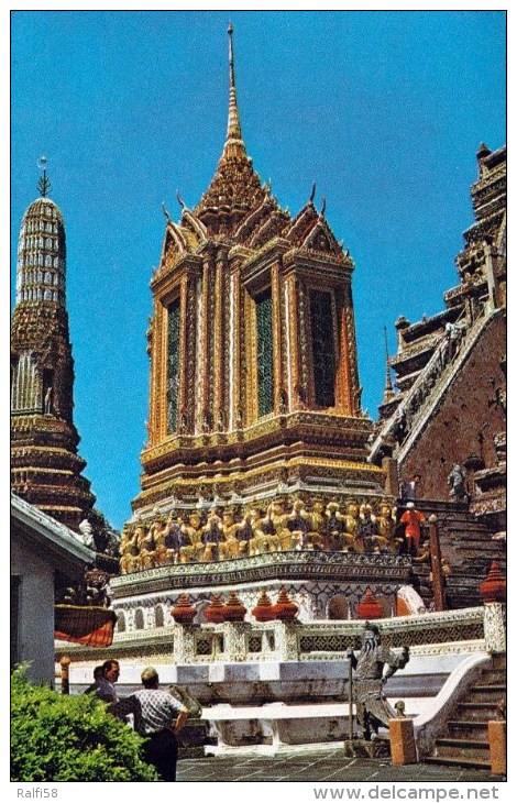 1 AK Thailand * Mondop Pavilion Im Tempel Wat Arun (Temple Of Dawn) In Bangkok - Thaïlande