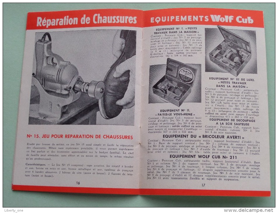 WOLF CUB Outillage Electrique Maximum de Plaisir et Profit - Anno ? ( 20 Pag. / voir photo pour detail )!