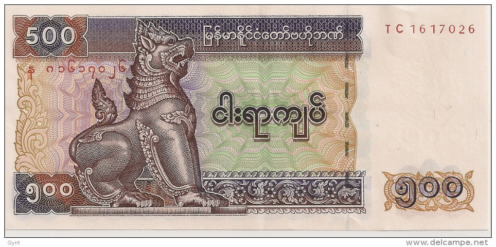 MYAMMAR BILLET 500 Kyats NEUF - Otros – Asia