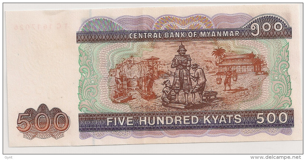 MYAMMAR BILLET 500 Kyats NEUF - Otros – Asia
