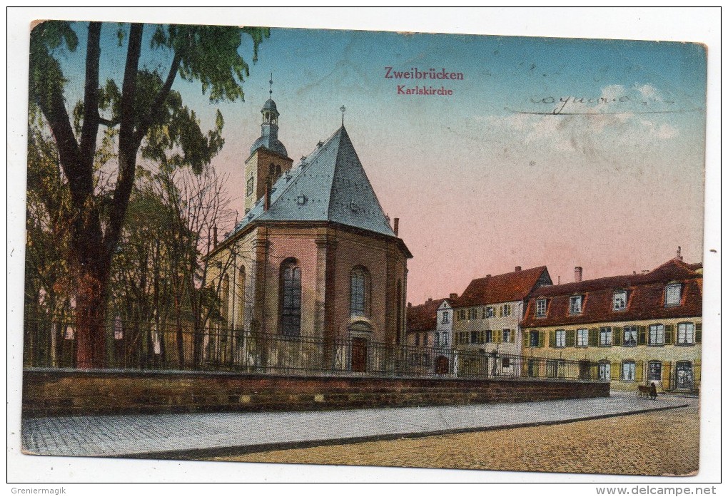 Cpa - Zweibrücken - Karlskirche - (9x14 Cm) - Zweibruecken