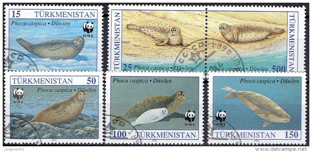 TURKMENISTAN # STAMPS FROM YEAR 1993   MICHEL 30-35 - Turkmenistan