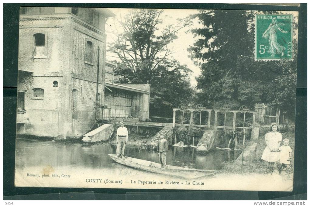 Conty La Papeterie De Rivière -- La Chute- Fah105 - Conty