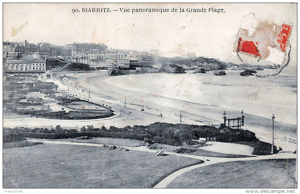 Lot sympa de 83 CPA de Biarritz 100% SCANNEES Plage Port Casino Rues etc.