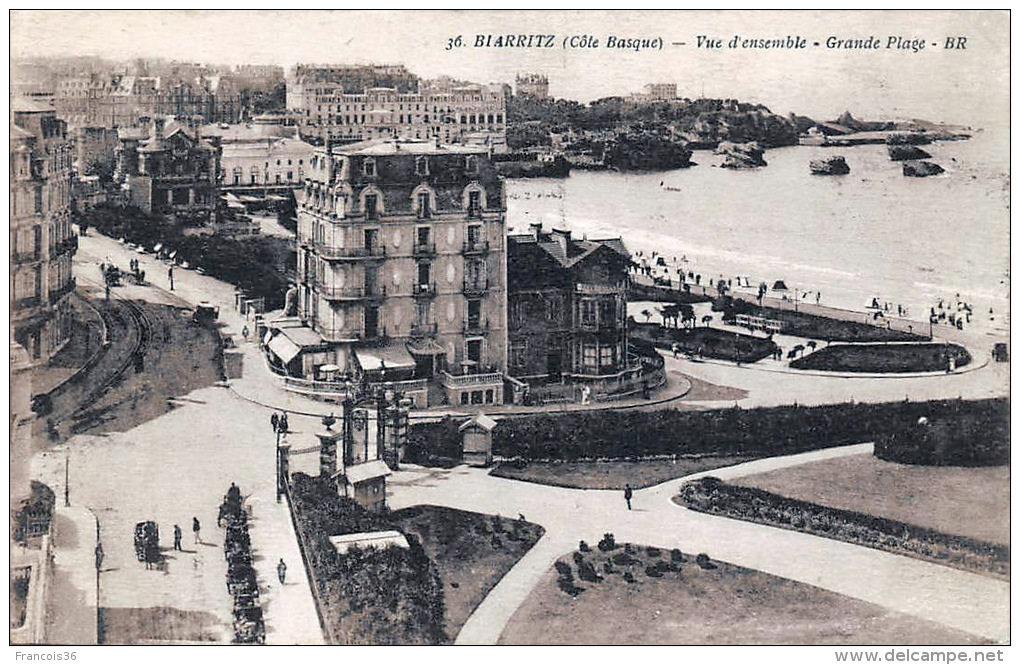 Lot sympa de 83 CPA de Biarritz 100% SCANNEES Plage Port Casino Rues etc.