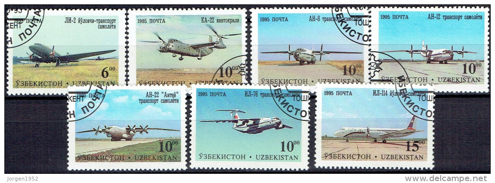 UZBEKISTAN # STAMPS FROM YEAR 1995  MICHEL 77-83 - Uzbekistan