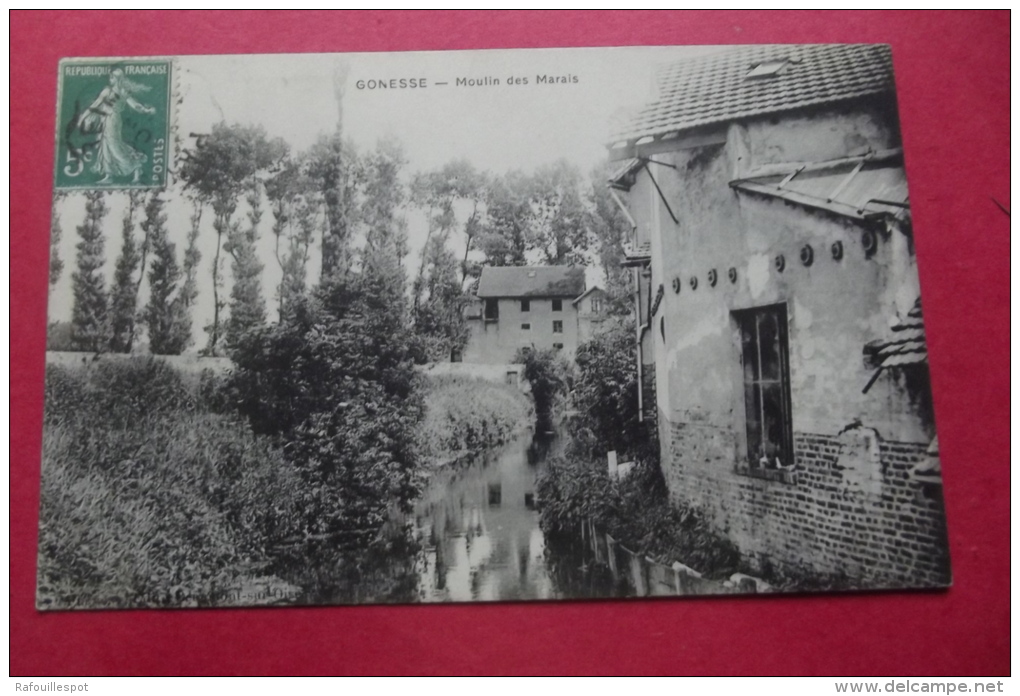 Cp Gonesse Moulin Des Marais - Gonesse