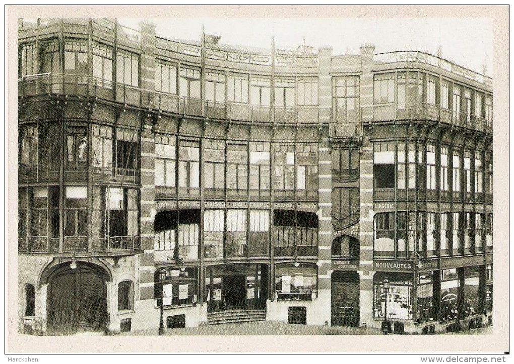 BELGIQUE : Maison Du Peuple (Bruxelles, Victor Horta, 1899 - 1965). CARTE 34 DES ARCHIVES DU "SOIR" (CPM - 2005). - Autres & Non Classés