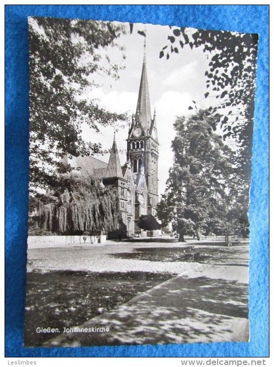 Giessen. Johanneskirche. Foto-Gruhne. Voyage 1959. - Giessen