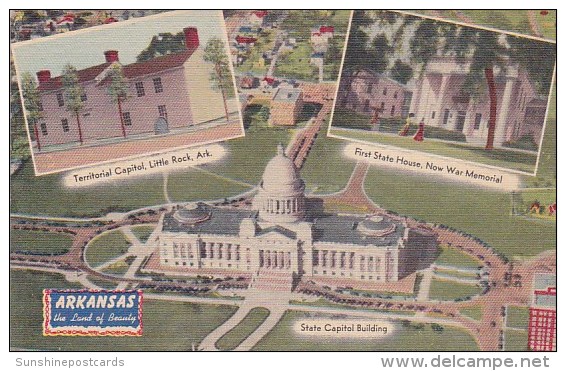 First State House Now War Memorial, State Capitol Building, Territorial Capitol Little Rock Arkansas 1948 - Little Rock