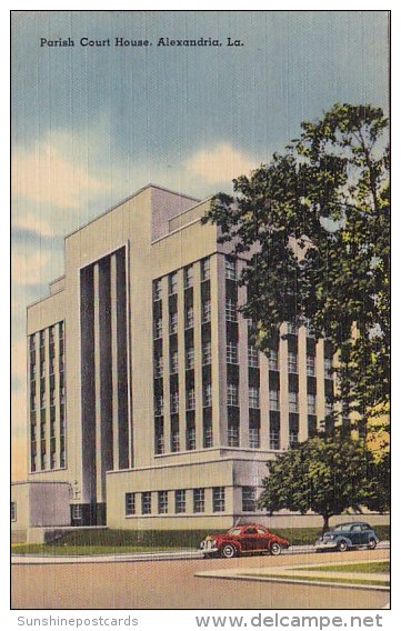 Parish Court House Alexandria Louisiana 1942 - Altri & Non Classificati