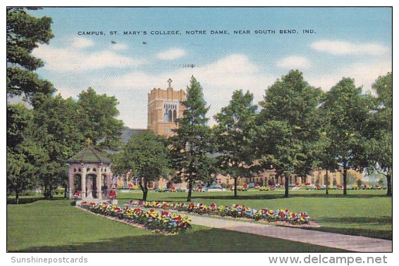 Campus Saint Mary's College Notre Dame South Bend Indiana 1951 - South Bend