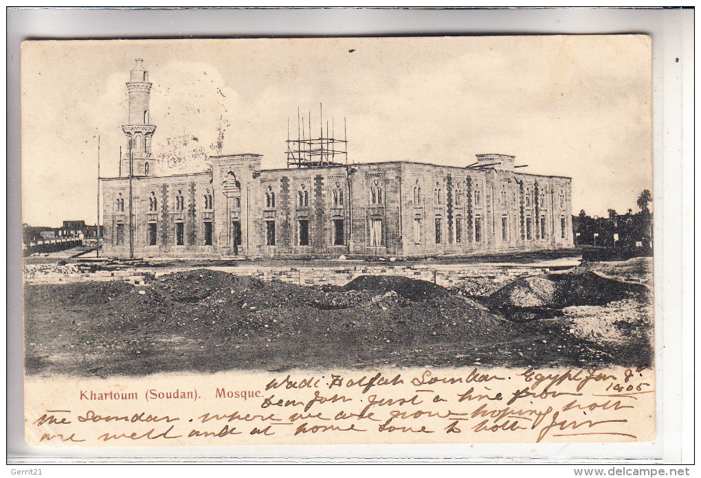 SUDAN - KHARTOUM, Mosque, 1905 - Sudan