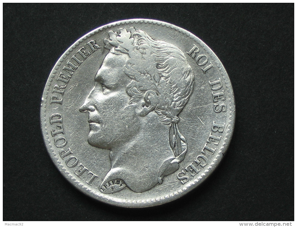 5 Francs 1849 -BELGIQUE - Leopold Premier -  Roi Des Belges **** EN ACHAT IMMEDIAT **** - 5 Frank