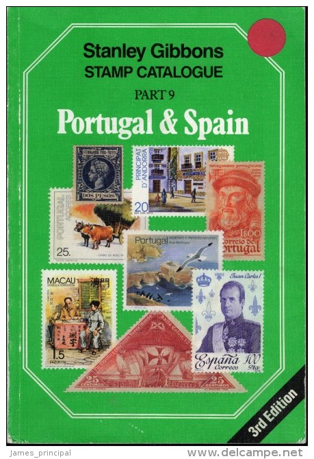 Stanley Gibbons Stamp Catalogue Part 9 - Portugal & Spain - 3rd Edition - Spain