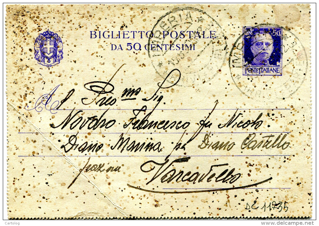 Biglietto Postale Da 50 Centesimi - Postal Services