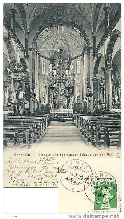 Sachseln - Grabeskirche Des Heiligen Niklaus Von Der Flüh                1909 - Sachseln