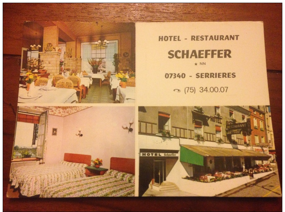 Serrieres Hotel Schaeffer Cpm - Autres & Non Classés