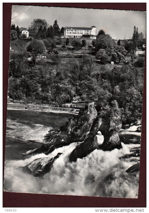 SUISSE . SCHAFFHAUSEN - Über Dem Rheinfall . Neuhausen - Hôtel Bellevue - 2 Scannes - Année 1950/60 - Bellevue