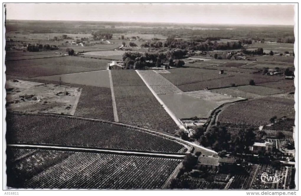 Cpsm CHATEAU COUTET 1er Grand Cru Classé Barsac Sauternes Rolland Guy Proprietaire  Vue Aerienne - Autres & Non Classés