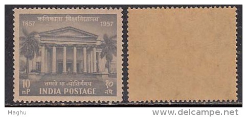India MNH 10np 1957 Calcutta University, Universities Series, - Nuevos